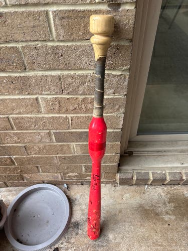 (Used) Pink 33” 39 oz. CamWood pink softball hands and speed training bat.