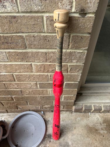(Used) Pink 34” 40oz. CamWood pink softball hands and speed training bat.