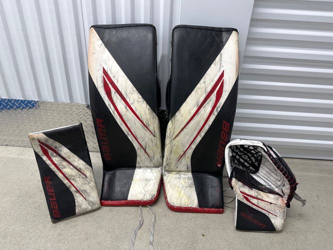33" Bauer Hyperlite 2 Regular Goalie Full Set / 580 Glove Blocker set  (Used)