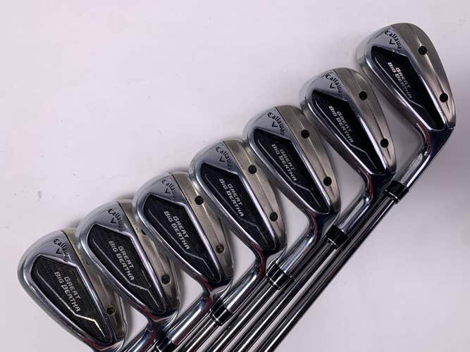 Callaway Great Big Bertha 23 Iron Set 6-PW+AW+SW Helium 60I F2 Senior RH