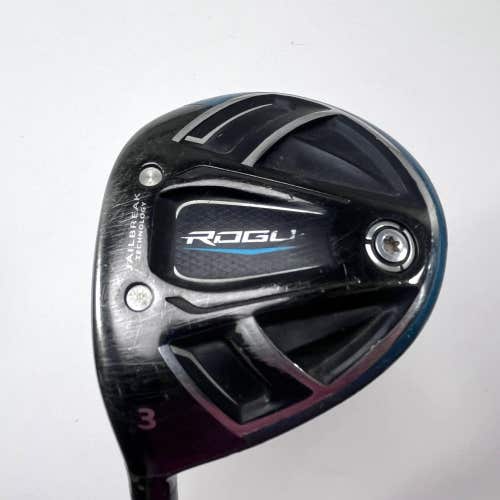 LEFTY Callaway Rogue 3 Fairway Wood 15* Aldila Quaranta 50g Senior LH