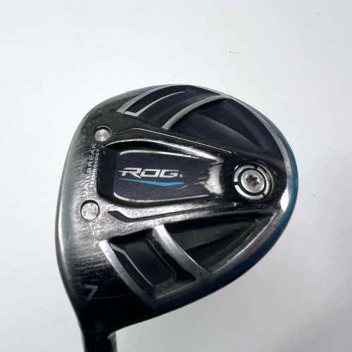 LEFTY Callaway Rogue 7 Fairway Wood 21* Taylormade M2 REAX 55g Senior LH