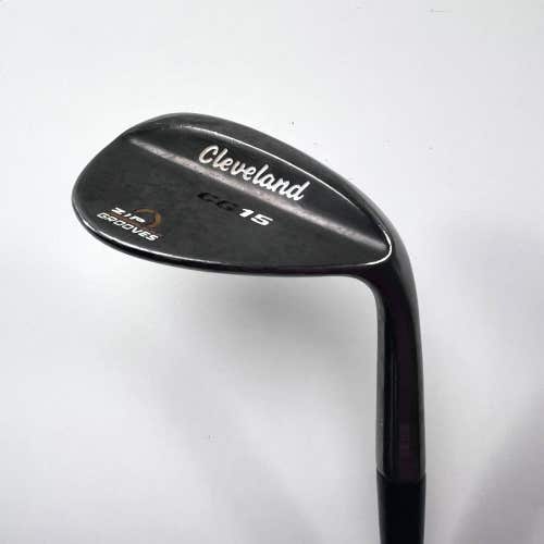 Cleveland CG15 Black Pearl Lob Wedge LW 58* 12 Bounce Traction Wedge RH