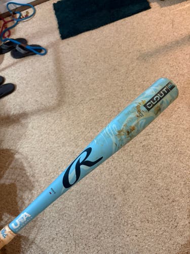 2025 Rawlings Clout Alloy USSSA Certified Bat (-10) 19 oz 29" (Used)