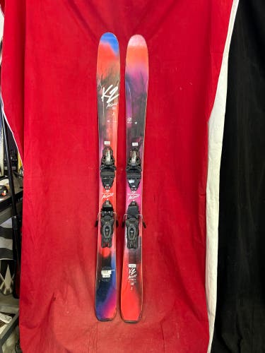 Skis: Women's all-mountain K2 Alluvit 88 Ti Skis
Bindings: Tyrolia 
Binding Range: 255-370mm
88C,