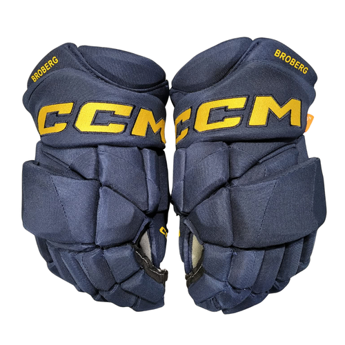 New CCM HGPJSPP BROBERG SWEDEN Pro Stock Gloves 14"
