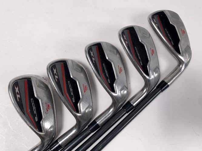 Cobra XL Iron Set 6-PW+SW Senior Graphite Mens RH No 7 iron