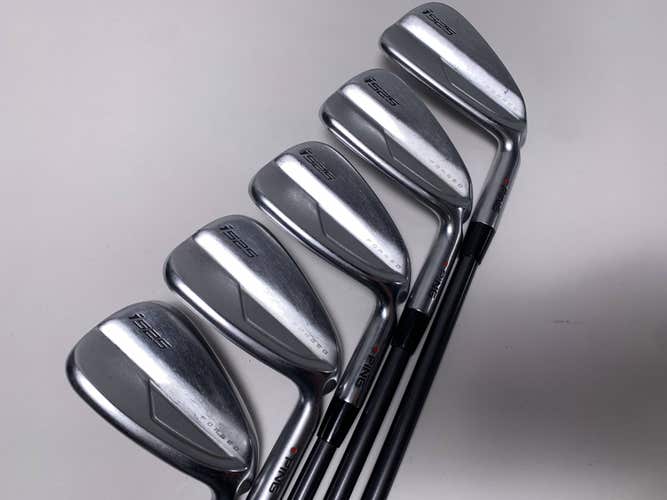 Ping i525 Iron Set 6-PW Red Dot 1* Flat TFC 80i Lite Senior RH -1/2''