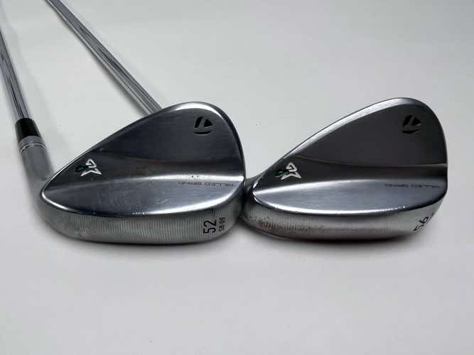 TaylorMade Milled Grind 4 Chrome Wedge Set 52* 9 | 56*14 Modus 3 Stiff RH -1/2''