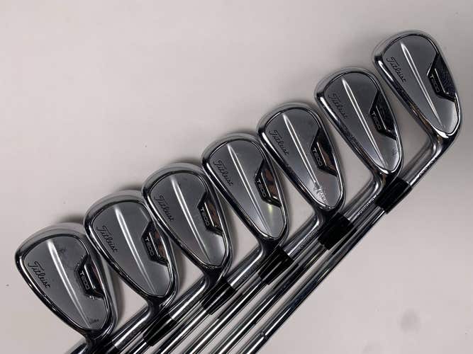 Titleist T200 2021 Iron Set 4-PW True Temper AMT Silver Stiff Steel Mens RH