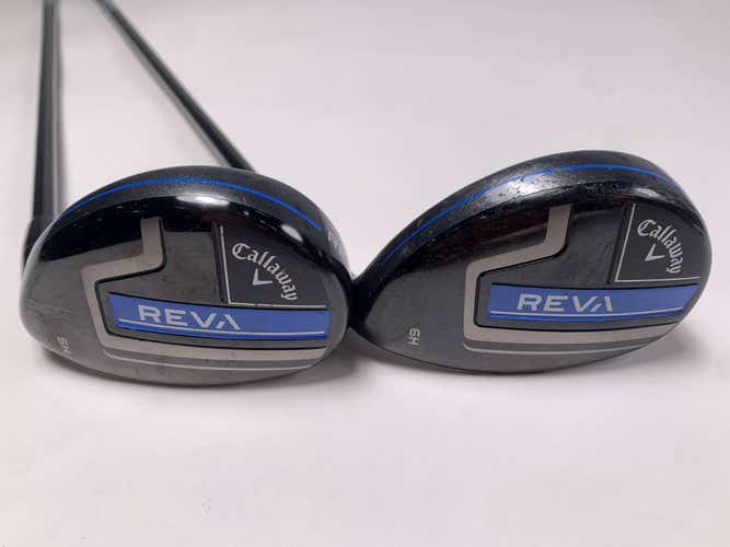 Callaway Reva 5 & 6 Hybrid Set 25* 28* ACCRA iS6 Regular Graphite Mens RH