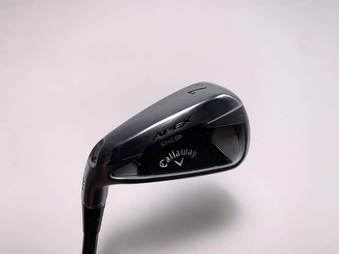 Callaway Apex DCB 21 Single 7 Iron Fitter Recoil Dart F4 Stiff Graphite Mens LH