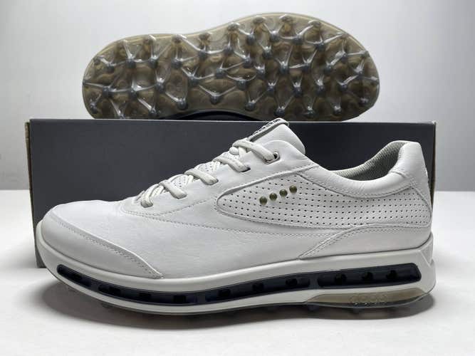 Ecco Cool Pro Golf Shoes White Black Men's SZ 8-8.5 ( 155304 50948 )