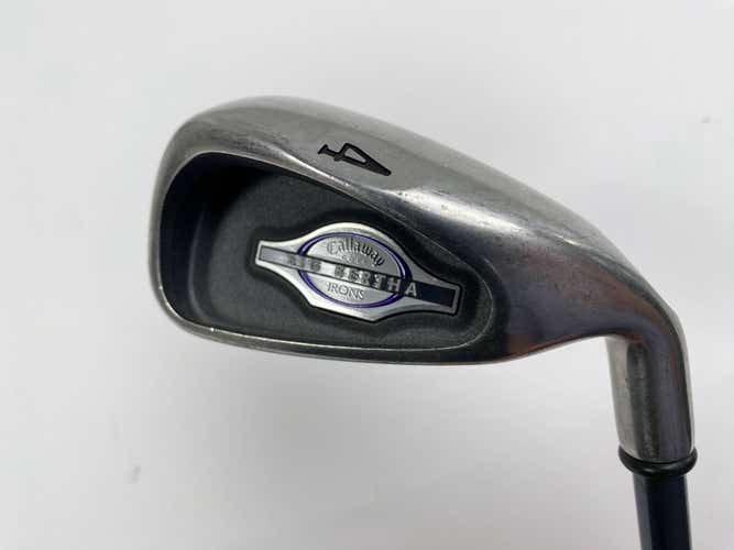 Callaway Big Bertha 2002 Single 4 Iron RCH 65i Ladies Steel Mens RH