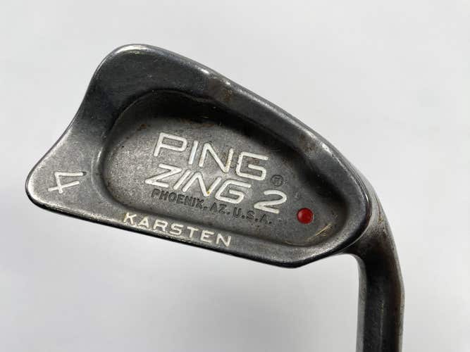 Ping Zing 2 Single 4 Iron Red Dot 1* Flat Karsten JZ Stiff RH Midsize Grip