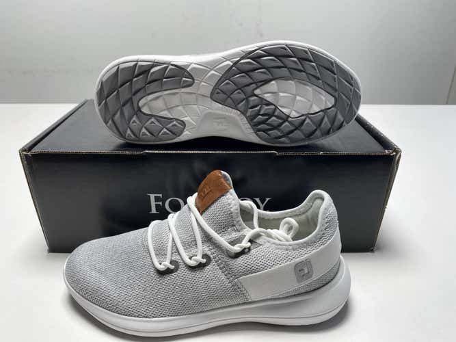 FootJoy Flex Coastal Waterproof Golf Shoes Grey Women's SZ 6 (95750)