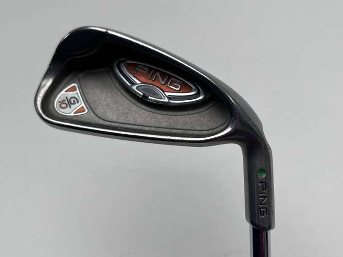 Ping G10 Single 6 Iron Green Dot AWT Stiff Steel Mens RH 2* Upright