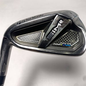 LEFTY TaylorMade SIM2 MAX OS Single 6 Iron Fujikura Ventus Blue 5A Senior LH