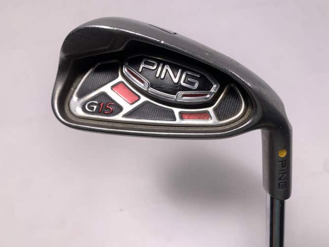 Ping G15 Single 7 Iron Yellow Dot 1.5* Up AWT Soft Regular Regular Steel Mens RH