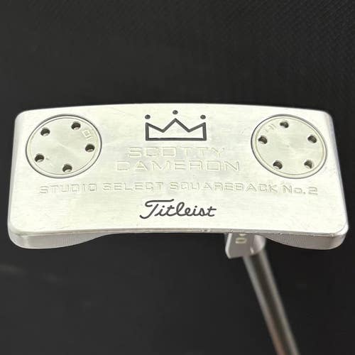 SCOTTY CAMERON STUDIO SELECT SQUAREBACK 2 PUTTER (35) + HEADCOVER