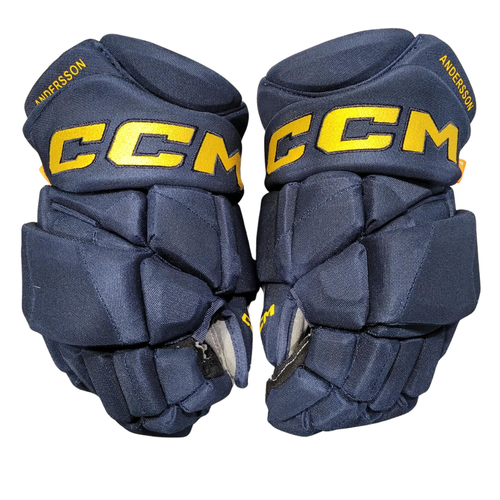 New CCM HGPJSPP ANDERSSON SWEDEN Pro Stock Gloves 14"