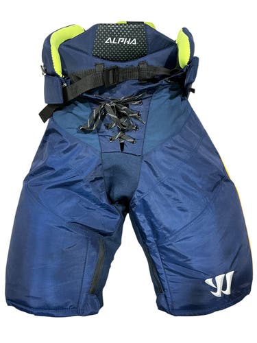 Warrior Alpha Atlanta Gladiators Pro Stock Hockey Pants Medium Navy (Used) 4310