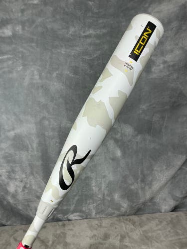2025 Rawlings Icon Composite Bat USSSA Certified (-8) Composite 22 oz 30" (Used)