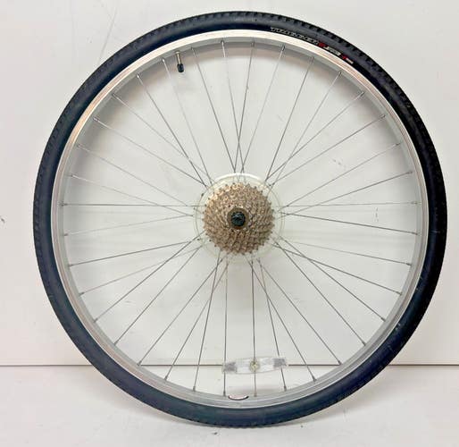 Hoopster 8-Speed 36-Spoke Aluminum 700C Rear Wheel Shimano RM40-8 Hub +Tire