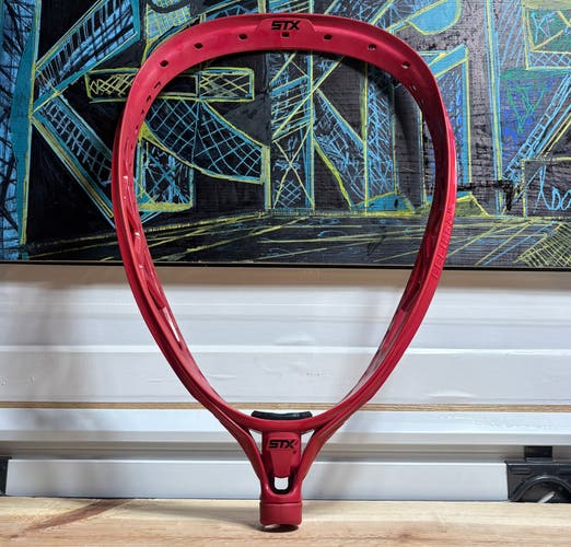 STX Eclipse 2 Goalie Head: Cardinal Red/Scarlet