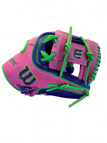 Used Wilson A2K 1720 BB/SB Glove RH Throw Purple And Pink 11 1/2" 10299-S000314949
