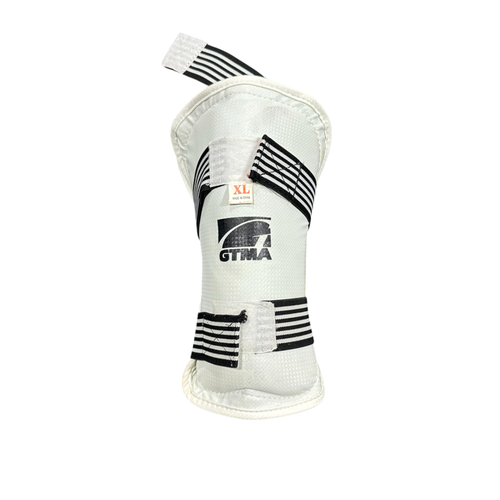 Used Martial Arts Shin Pads White XL 11375-S000382665