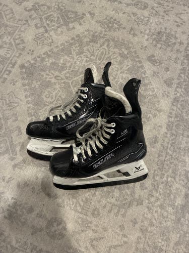 Black/Gray 2024 Bauer Supreme M50 Pro Hockey Skates Regular Width 6.5 (Used)