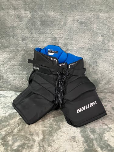 Black Junior Large/Extra Large Bauer GSX Hockey Goalie Pants (Used)