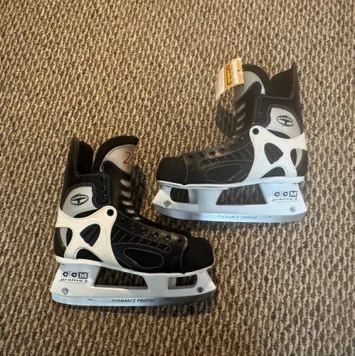 New CCM Tack 252 Ice Hockey Skates Mens sz 8 Orig $130