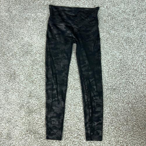 Spanx Leggings Womens Extra Large Black Pants Faux Leather Camo Yoga Athleisure