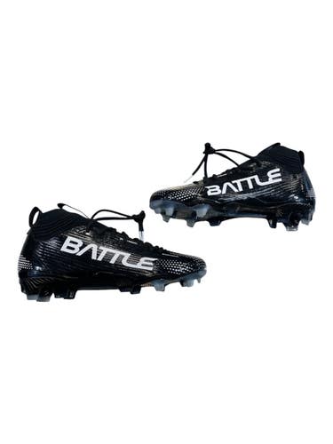Used Battle Sports Adult FB Cleats Black Senior 9.5 11873-C000250466