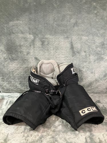 Black Senior Large CCM Tacks 852 Hockey Pants (Used)