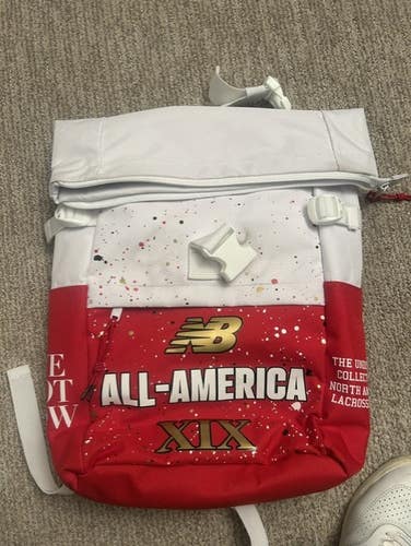 New Balance All America lacrosse custom backpack NEW