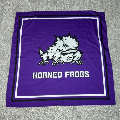 TCU Horned Frogs Banner One Size Purple NCAA College Sports Decor Flag Logo