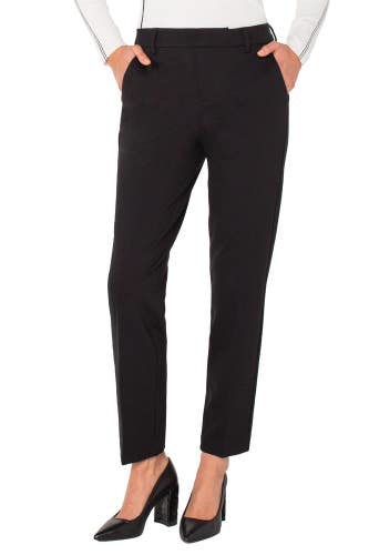 Liverpool Los Angeles Kelsey Pants Women's 14 Black Stretch Straight Leg GBO4401