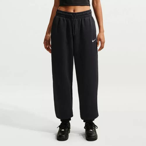 Nike Sportswear Phoenix Fleece Sweatpants Women's Large Black Oversized GBO4235