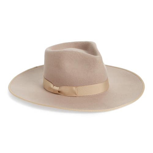 Lack Of Color Zulu Rancher Hat Women's Medium Sand Wool Wide Brim Cap GBO4292