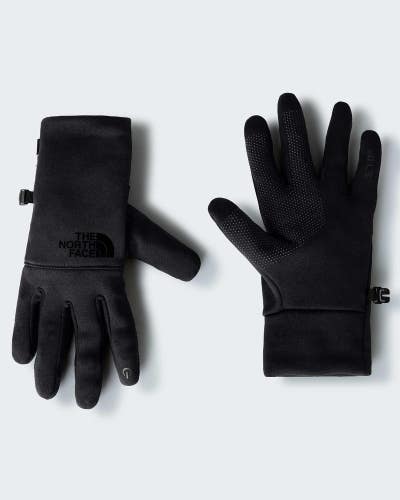 The North Face Etip Gloves Men's M Black Fleece Stretch Winter Running GBO4446