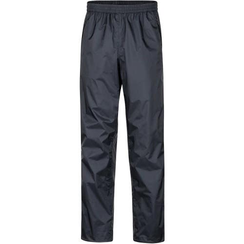 Marmot PreCip Eco Rain Pants Womens Small Black Waterproof Elastic Waist GBO4270