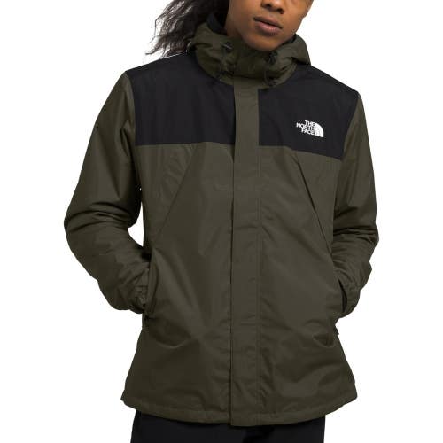 The North Face Antora Triclimate Jacket Men's Large Taupe Green Full Zip GBO4252