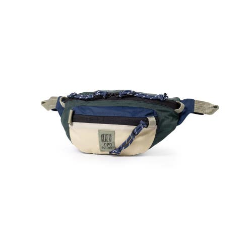 Topo Designs Mountain Waist Pack Unisex OS Forest Bone Webbing Strap Bag GBO4406
