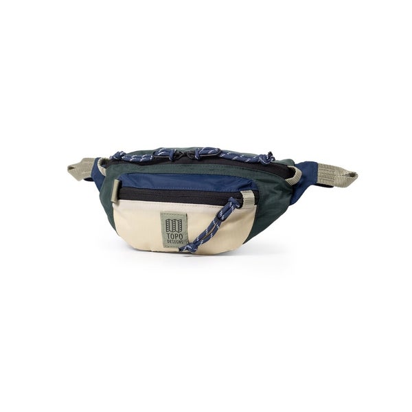 Topo Designs Mountain Waist Pack Unisex OS Forest Bone Webbing Strap Bag GBO4406