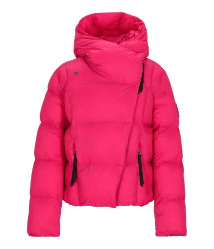 Obermeyer Isla Puffer Jacket Girls Medium Showstopper Hooded Insulated GBO4330