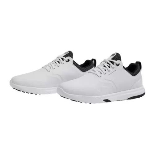 TravisMathew The Daily Pro Plus Sneakers Mens 10.5 White Black Golf Shoes PNE294