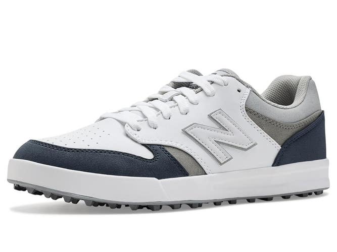 New Balance 480 MG480WN Men's 9.5 White Waterproof Spikeless Golf Shoes PNE240